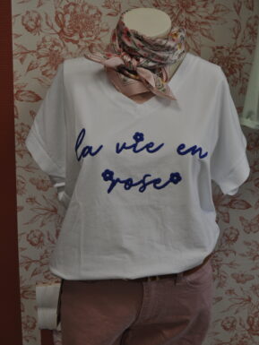 T-Shirt LA VIE EN ROSE