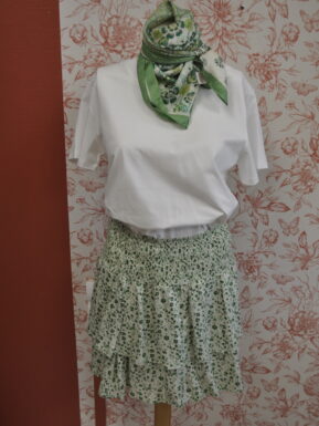 JUPE SHORT JADE VERT