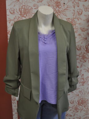 VESTE BLAZER KAKI DU S AU 2XL