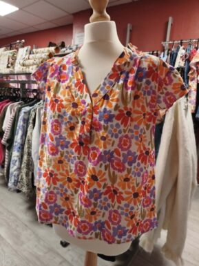 BLOUSE   FLORE DU SM AU 4XL